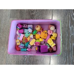 Shopkins Toy Lot with Tin‎ Miniature Toys Girls 35+ piece set #2